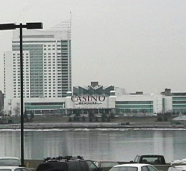 view from fire escape - closeup windsor casino